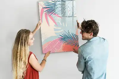 Magnettafel zum Beschreiben in Pastellfarben
