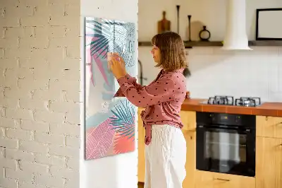 Magnettafel zum Beschreiben in Pastellfarben