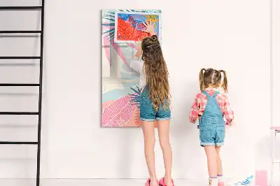 Magnettafel zum Beschreiben in Pastellfarben