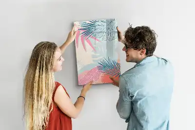 Magnettafel zum Beschreiben in Pastellfarben