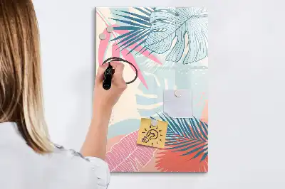 Magnettafel zum Beschreiben in Pastellfarben