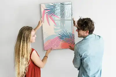 Magnettafel zum Beschreiben in Pastellfarben