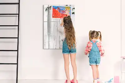 Magnettafel beschreibbare Holzpaneele