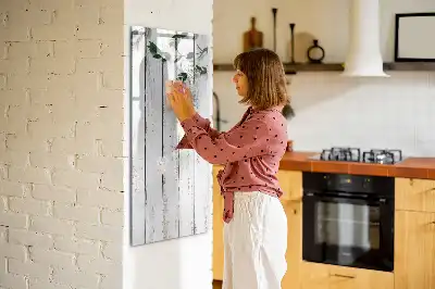 Magnettafel beschreibbare Holzpaneele