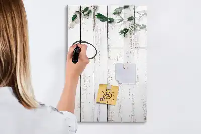 Magnettafel beschreibbare Holzpaneele