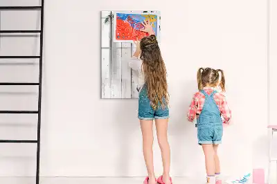 Magnettafel beschreibbare Holzpaneele