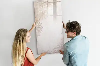 Magnettafel beschreibbar mit Mandalamotiv