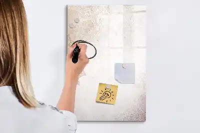 Magnettafel beschreibbar mit Mandalamotiv