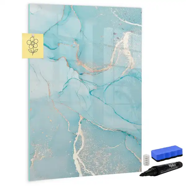 Magnettafel zum Schreiben in Dekormarmor Optik