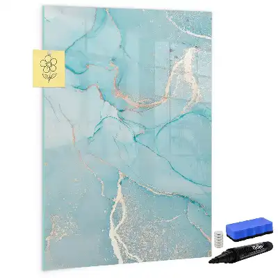 Magnettafel zum Schreiben in Dekormarmor Optik