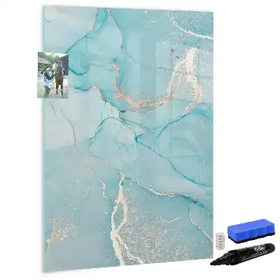 Magnettafel zum Schreiben in Dekormarmor Optik
