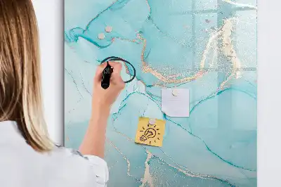 Magnettafel zum Schreiben in Dekormarmor Optik