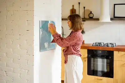 Magnettafel zum Schreiben in Dekormarmor Optik
