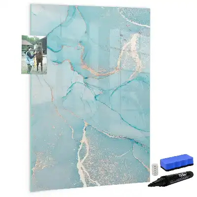 Magnettafel zum Schreiben in Dekormarmor Optik