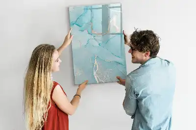 Magnettafel zum Schreiben in Dekormarmor Optik
