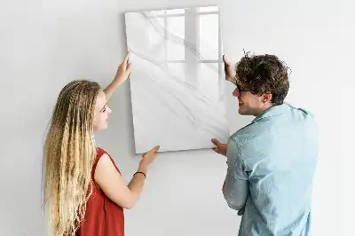 Magnettafel beschreibbar im Design Marmorwellen