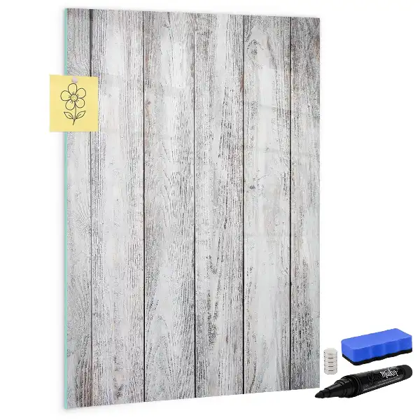 Magnettafel zum Schreiben aus bemaltem Holz