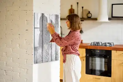 Magnettafel zum Schreiben aus bemaltem Holz