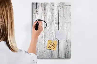 Magnettafel zum Schreiben aus bemaltem Holz