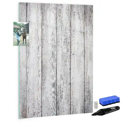 Magnettafel zum Schreiben aus bemaltem Holz