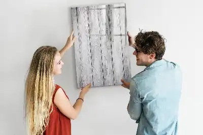 Magnettafel zum Schreiben aus bemaltem Holz