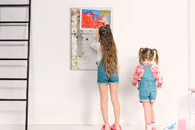 Beschreibbare Magnettafel mit Sternenmotiv