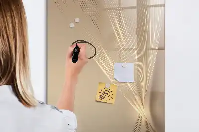 Magnettafel zum Schreiben Motiv Abstraktes Licht