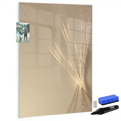 Magnettafel zum Schreiben Motiv Abstraktes Licht
