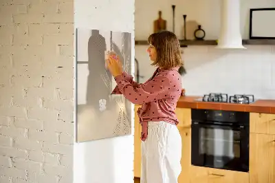 Magnettafel zum Schreiben Motiv Abstraktes Licht
