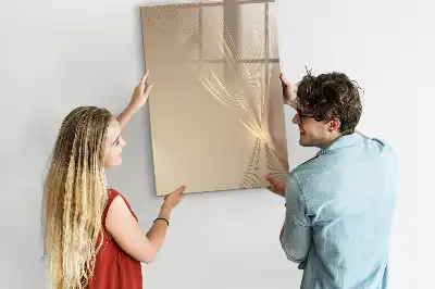 Magnettafel zum Schreiben Motiv Abstraktes Licht