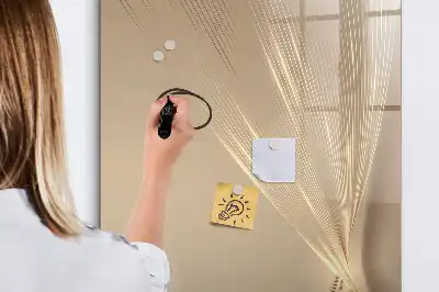 Magnettafel zum Schreiben Motiv Abstraktes Licht