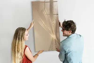Magnettafel zum Schreiben Motiv Abstraktes Licht
