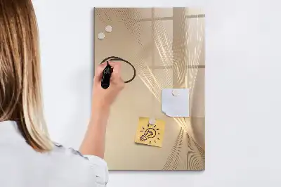 Magnettafel zum Schreiben Motiv Abstraktes Licht
