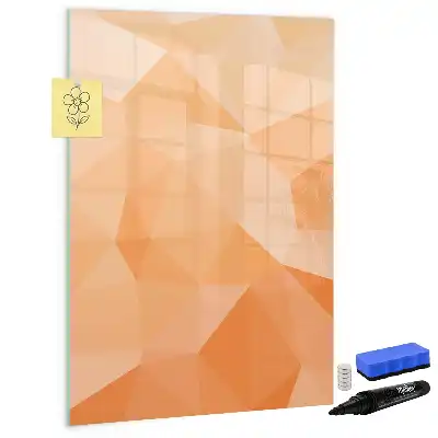 Magnettafel beschreibbar mit Dreieck-Abstraktion