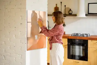 Magnettafel beschreibbar mit Dreieck-Abstraktion