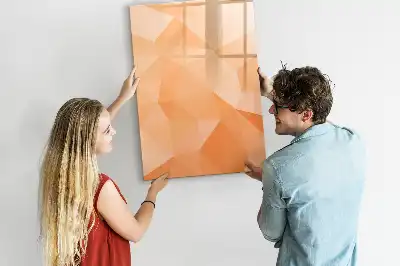 Magnettafel beschreibbar mit Dreieck-Abstraktion