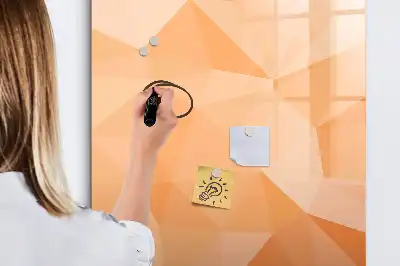 Magnettafel beschreibbar mit Dreieck-Abstraktion