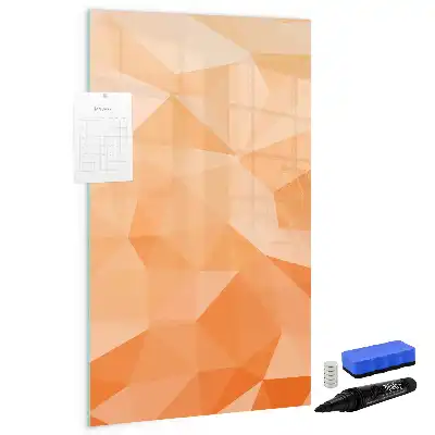 Magnettafel beschreibbar mit Dreieck-Abstraktion