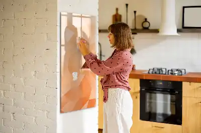 Magnettafel beschreibbar mit Dreieck-Abstraktion