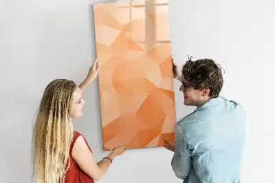 Magnettafel beschreibbar mit Dreieck-Abstraktion