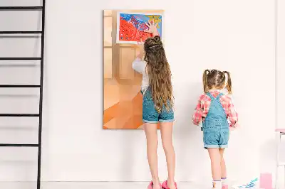 Magnettafel beschreibbar mit Dreieck-Abstraktion