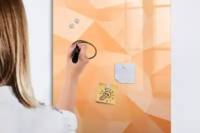Magnettafel beschreibbar mit Dreieck-Abstraktion