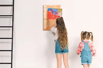 Magnettafel beschreibbar mit Dreieck-Abstraktion