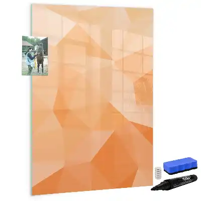 Magnettafel beschreibbar mit Dreieck-Abstraktion