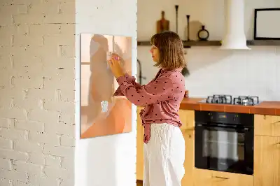 Magnettafel beschreibbar mit Dreieck-Abstraktion