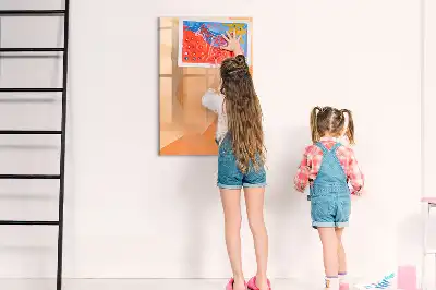 Magnettafel beschreibbar mit Dreieck-Abstraktion