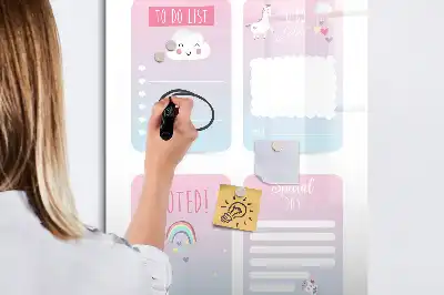Einhorn-Planer magnetische Schreibtafel