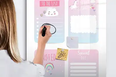 Einhorn-Planer magnetische Schreibtafel