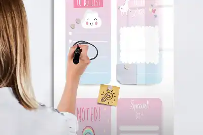 Einhorn-Planer magnetische Schreibtafel