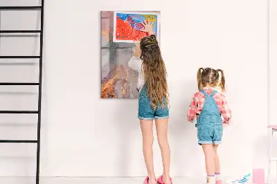 Beschreibbare Magnettafel in Marmoroptik